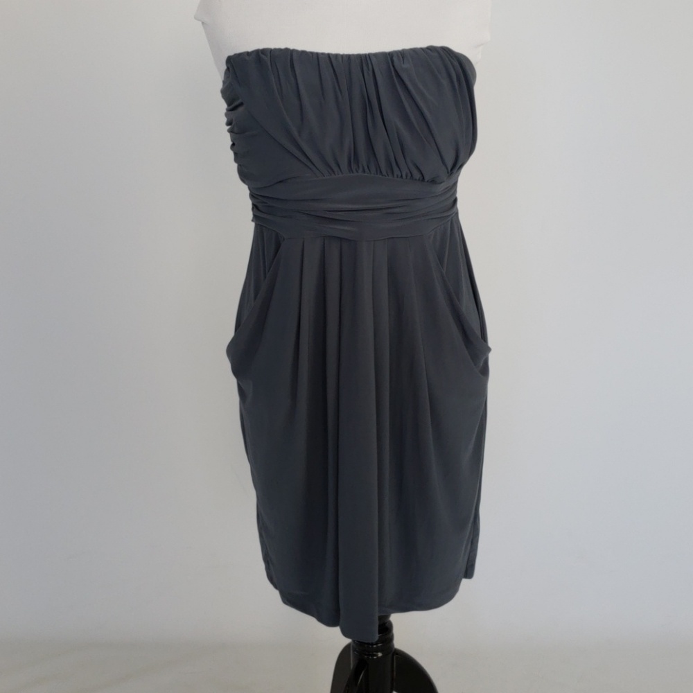 Grey Tube Top Dress